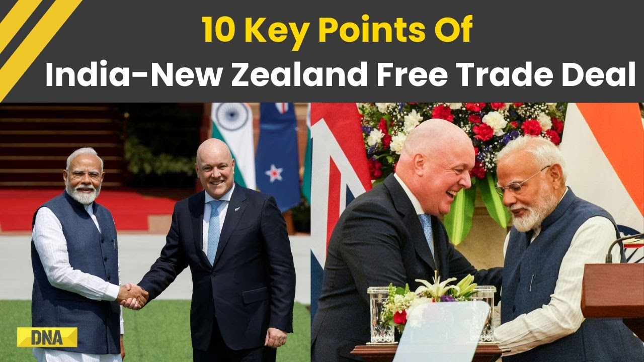 India-New Zealand Trade Deal: Key Highlights Of India, New Zealand Free Trade Agreement | PM Modi