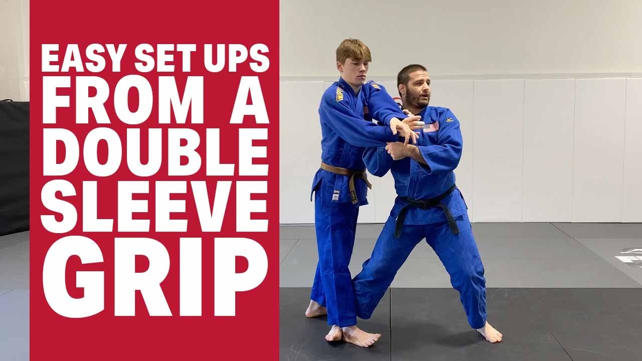 Easy Set Ups From A Double Sleeve Grip - Travis Stevens Basic Judo Techniques