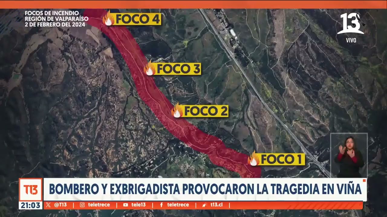 ¿Cómo provocaron los incendios de Valparaíso? La ruta incendiaria que terminó en tragedia