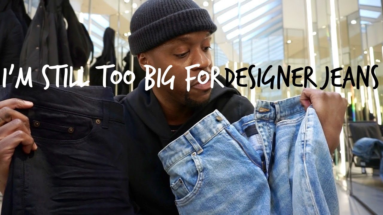 I LOST WEIGHT & I STILL CAN'T FIT INTO DESIGNER JEANS| SAINT LAURENT, CELINE, AMIRI, GUCCI & MORE!