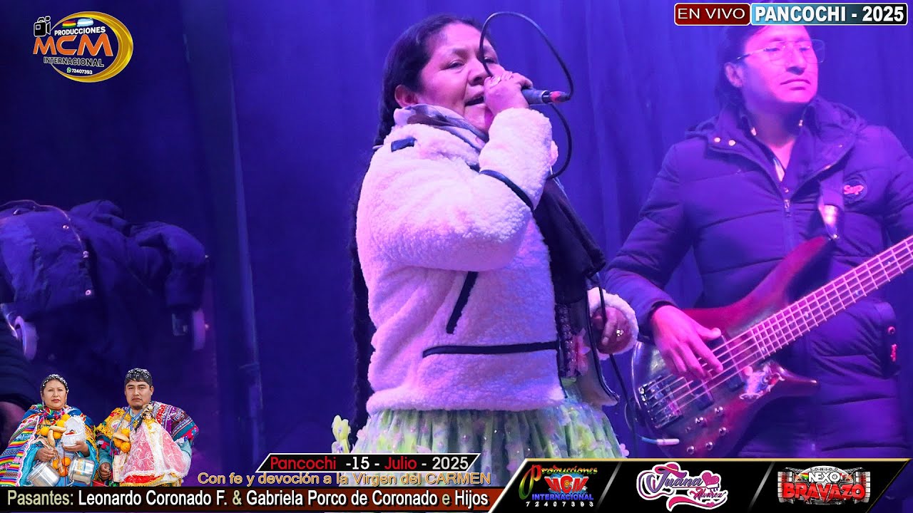 JUANA ALVAREZ EN VIVO PANCOCHI 2025 PASANTES LEONARO Y GABRIELA- MCM Producciones