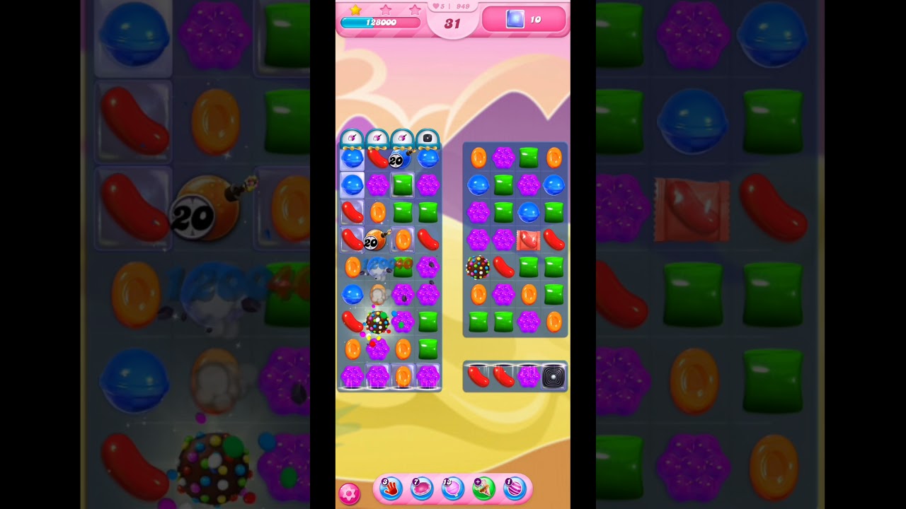 Candy Crush Saga Level 949 Short Video  | The Candy Crown