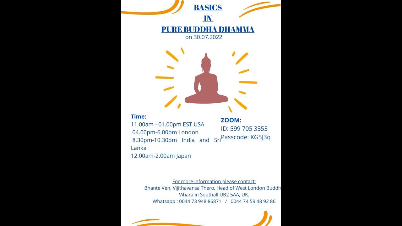 Pure Dhamma Q&A 10-11 Sept