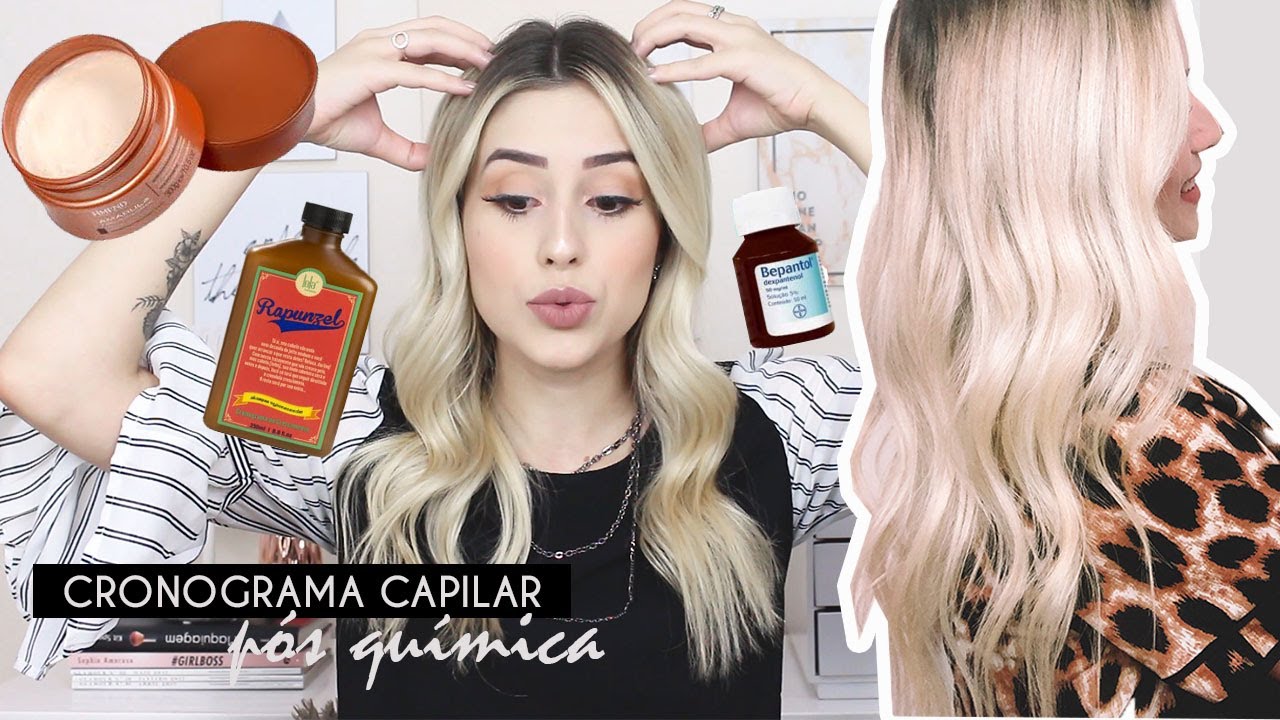 MEU CRONOGRAMA CAPILAR PÓS QUÍMICA (ATUALIZADO) | Carine Reis