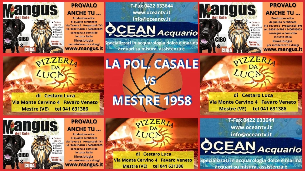LA POL. CASALE  vs  SAVE MESTRE 1958  Campionato Maschile GOLD U19