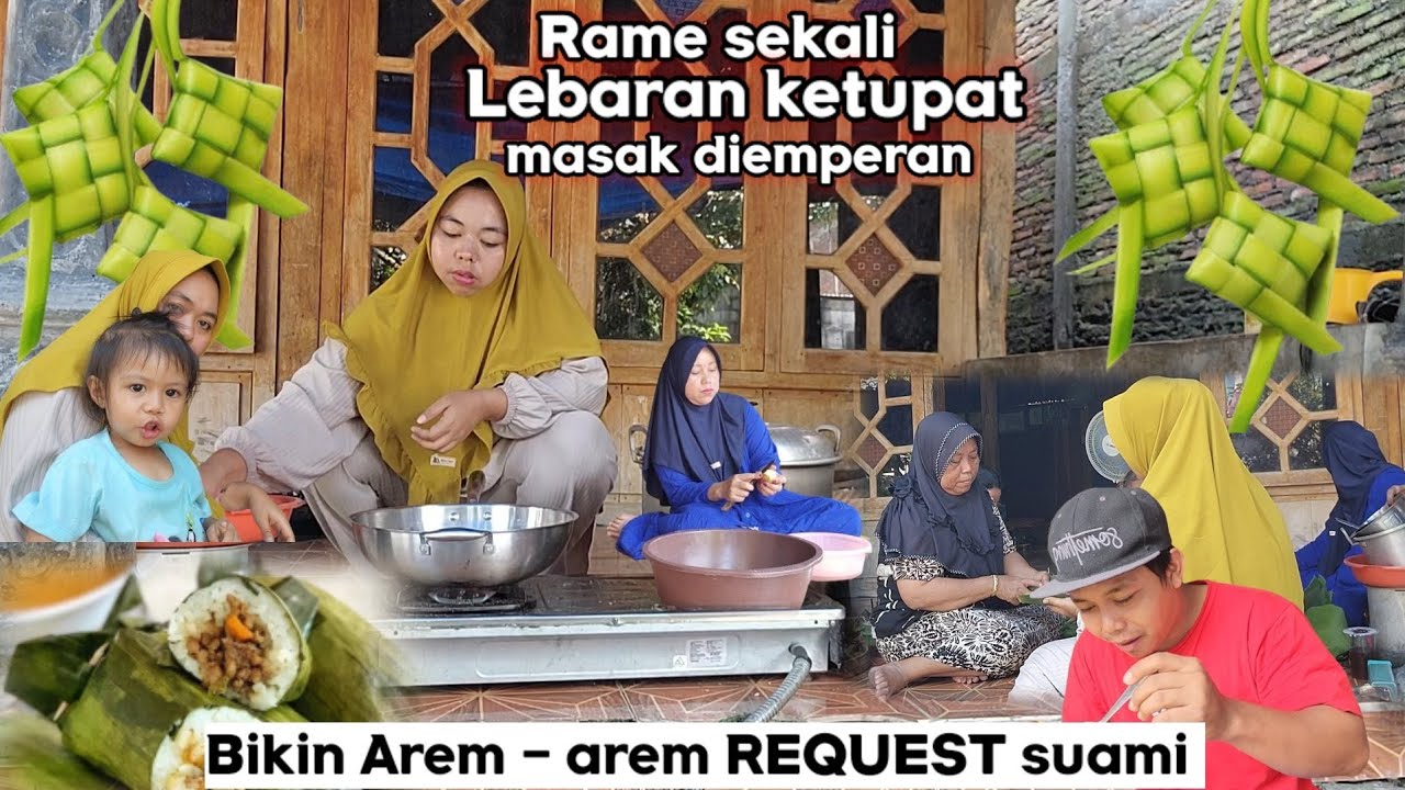 MASAK BERSAMA - LEBARAN KETUPAT ⁉️ DIDESA @Tina XL
