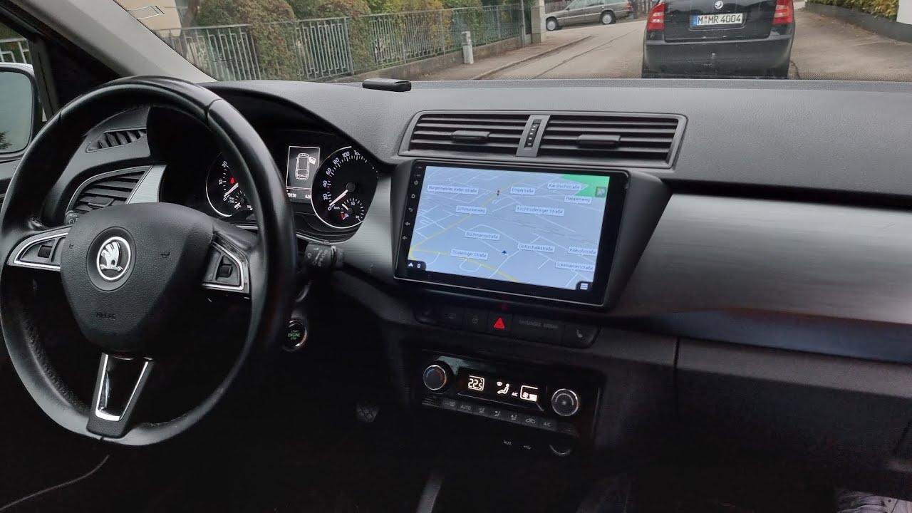 Skoda Fabia Mk3 - Android Carplay Multimedia mit Rückfahrkamera Einbauen / Intlstalation