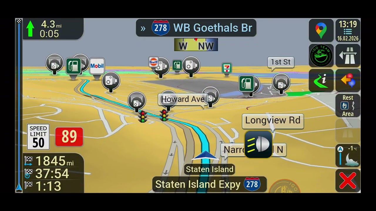 GPS Navigation IGO Nextgen: USA with maps 2025 Q2 for truck drivers 