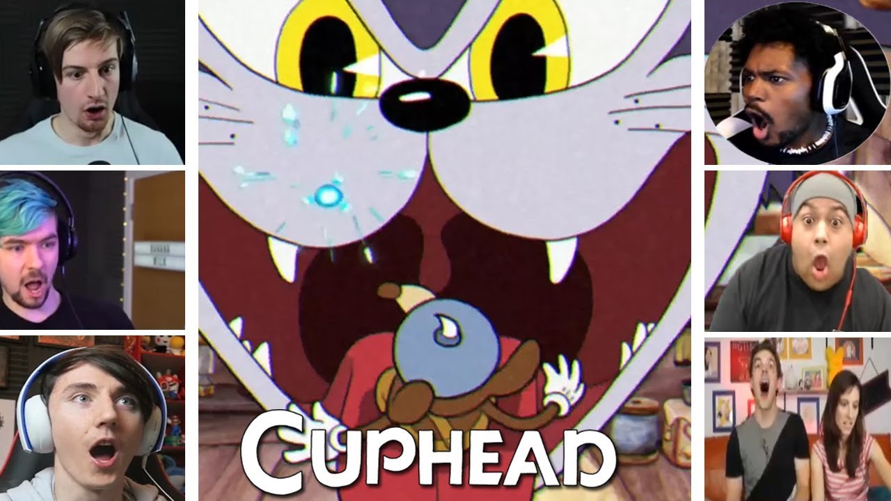 Let's Players Reaction To Werner Werman (Boss) Last Phase | Cuphead