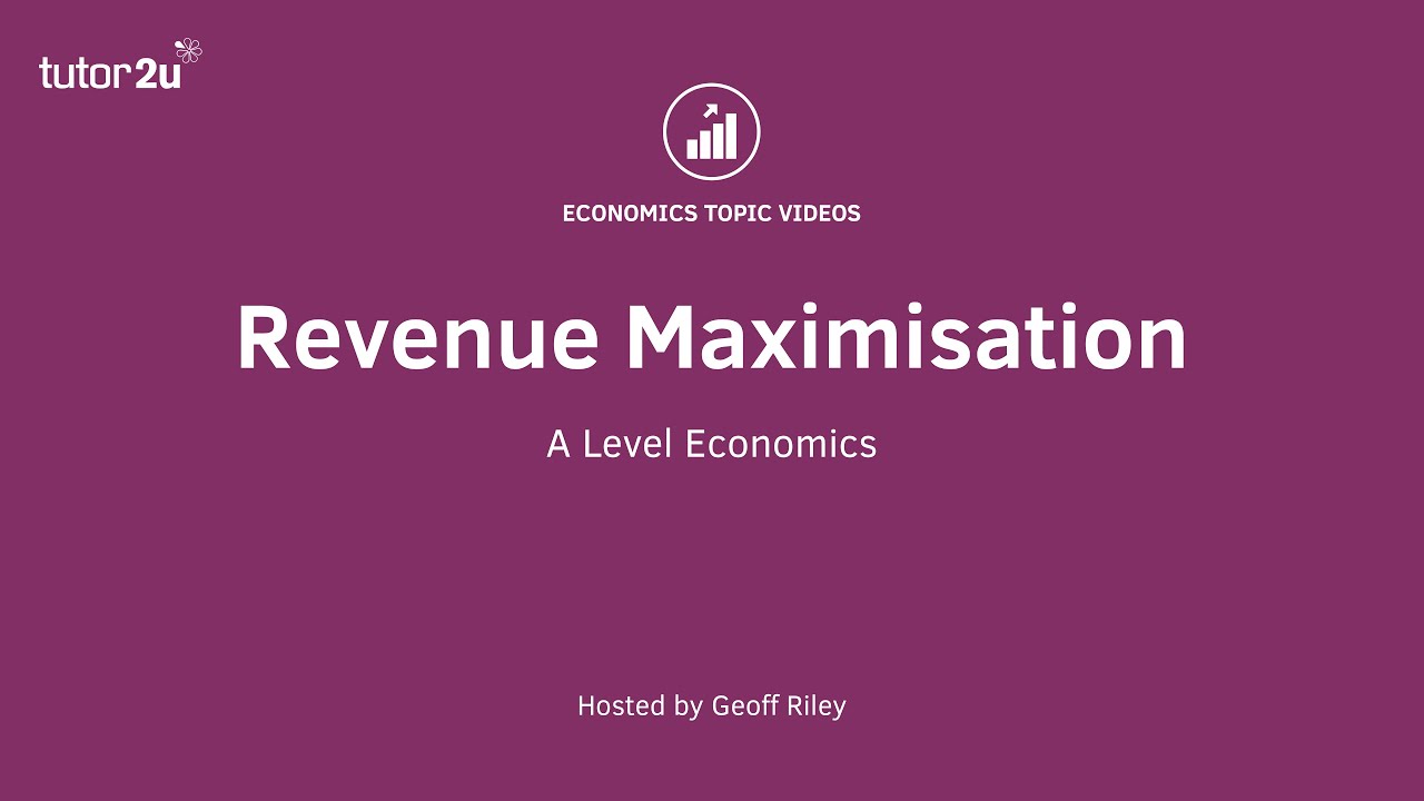 Business Objectives: Sales Revenue Maximisation