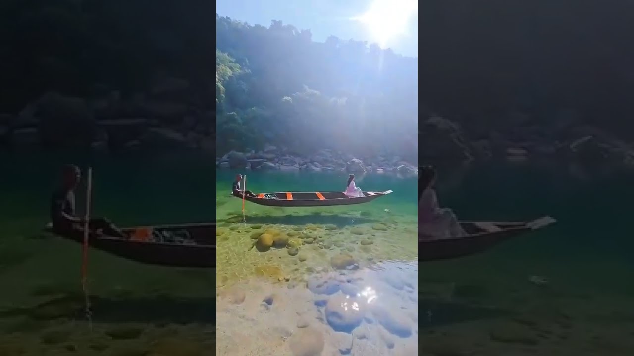 Stunning Umngot River in India
