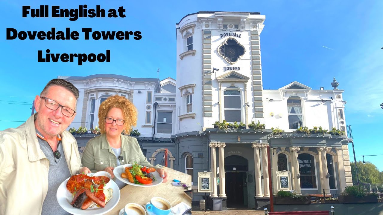 Full English Breakfast and a Vegan one at Dovedale Towers Liverpool