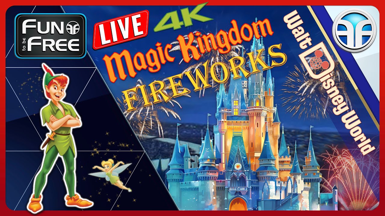 🔴 LIVE 4K: Magic Kingdom Fireworks 2026 & Main Street USA (Walt Disney World Live Stream)