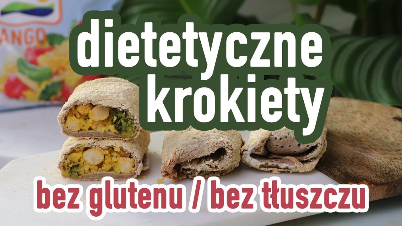 BEZGLUTENOWE KROKIETY - dietetyczne, roślinne, bez tłuszczu, pieczone