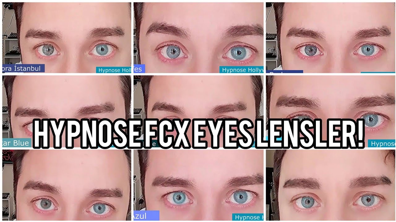 HYPNOSE LENS VE FX EYES LENS MAVİ RENK KARŞILAŞTIRMA! MUTLAKA İZLE! RENKLİ LENS