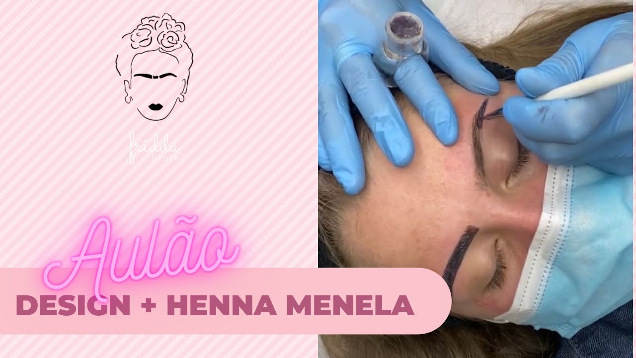 Design de sobrancelhas com henna MENELA