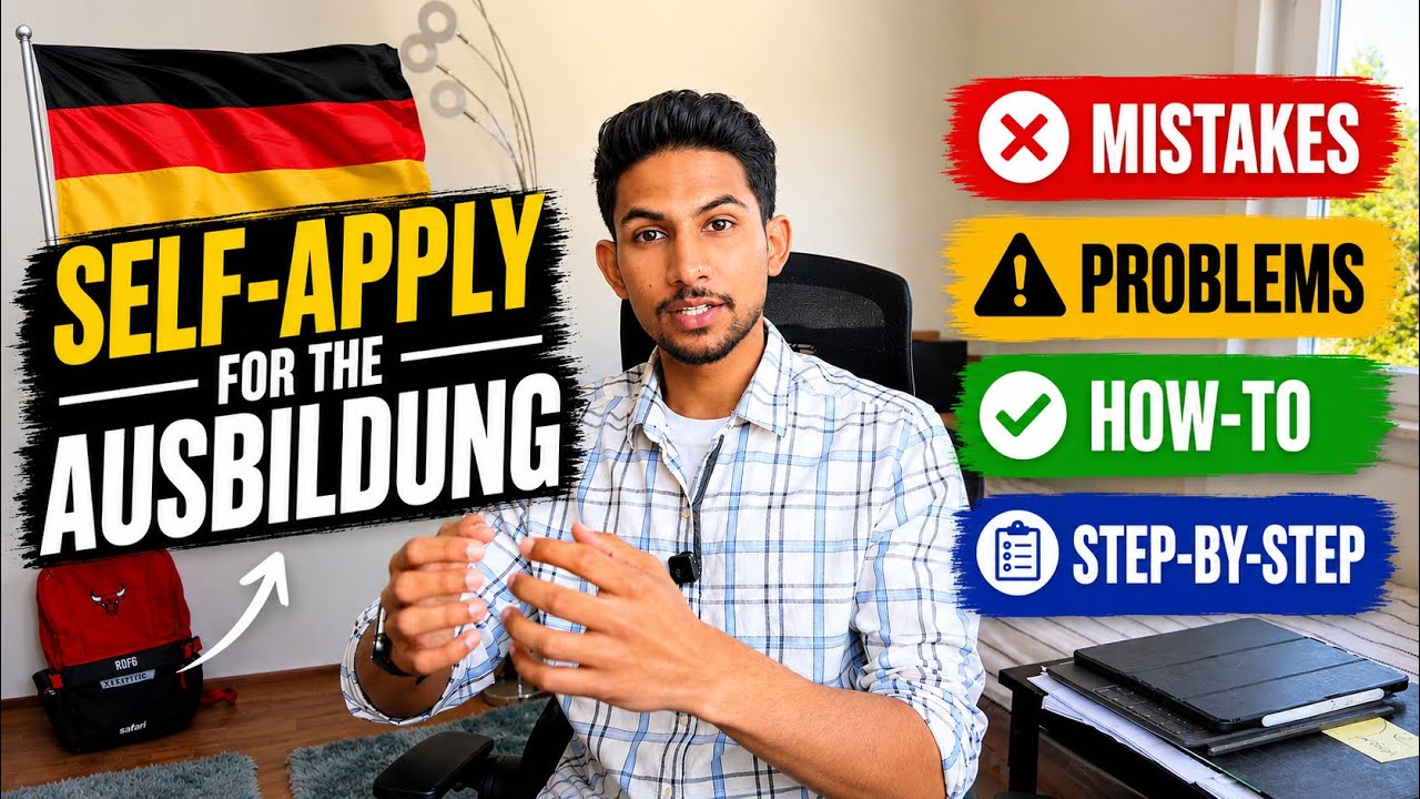 Apply for Ausbildung in Germany Without Agent? 🇩🇪Step-by-Step Guide + Mistakes❌