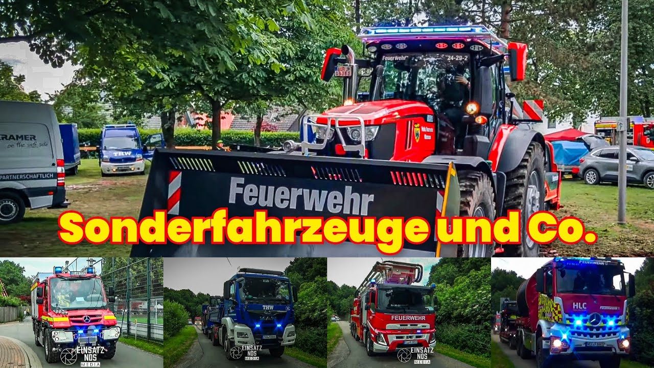 [Neufahrzeuge/Besonderheiten und mehr] Abhupen und abrücken der Blaulichtmeile 2025 in Schledehausen
