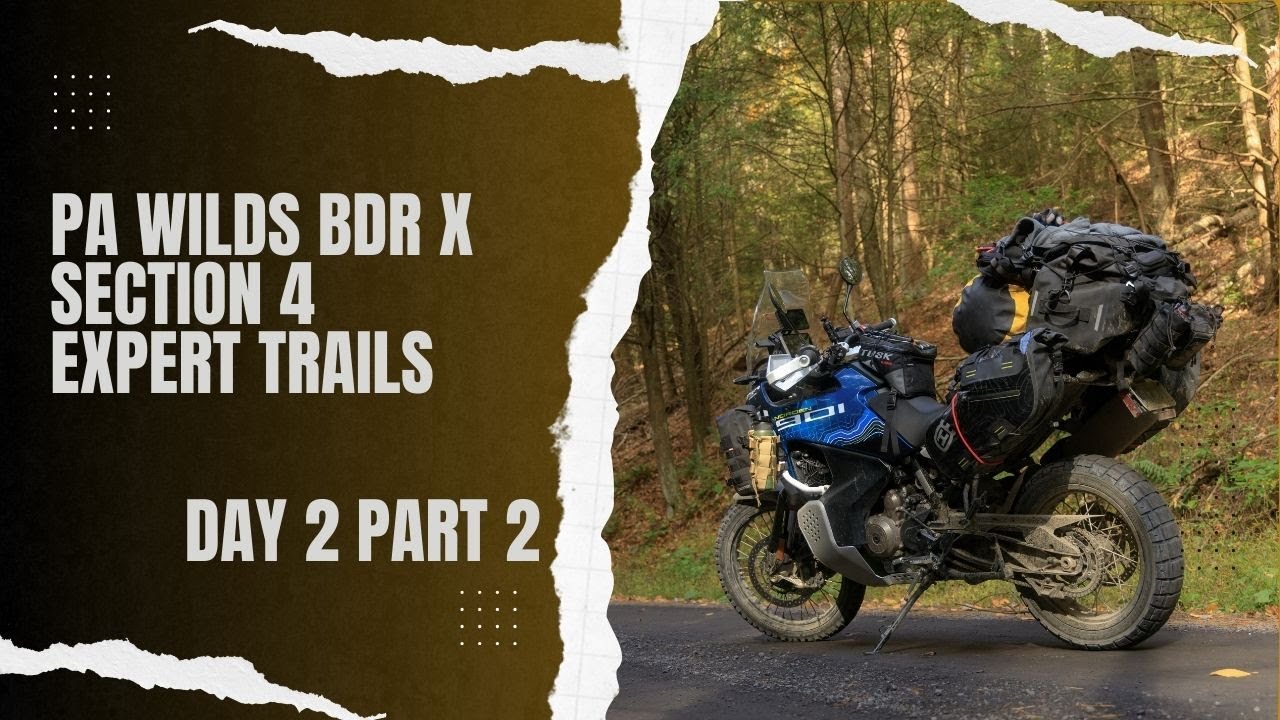 Day 2 Part 2 of my Solo Motorcycle Adventure on the PA Wilds BDR X