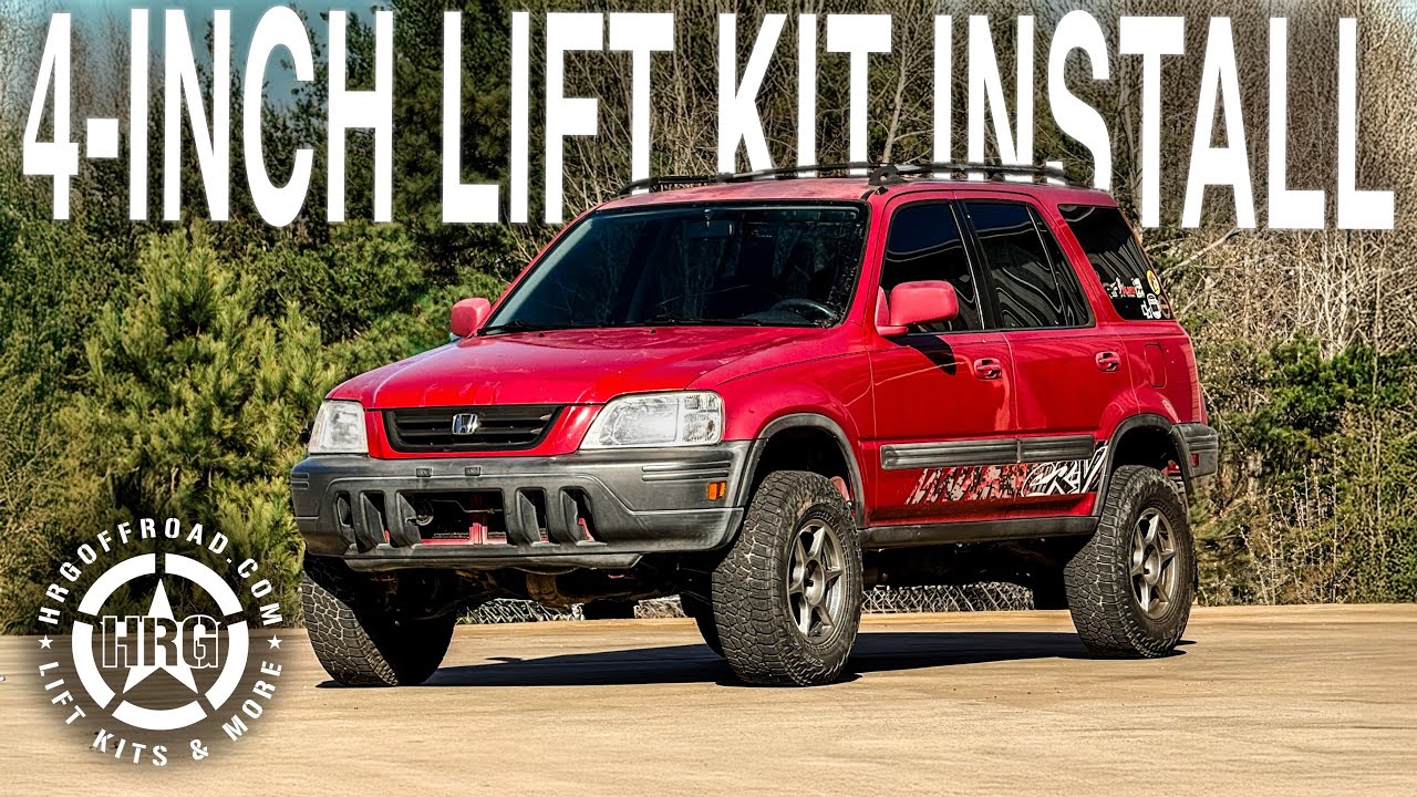 How to lift the 1997-2001 Honda CR-V 4 inches with the HRG Offroad lift kit!
