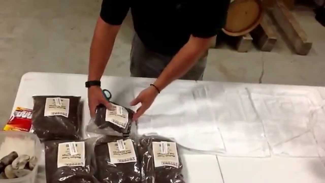 A demonstration of Fairhaven's technique for handling small lot wine production fast track oaking.