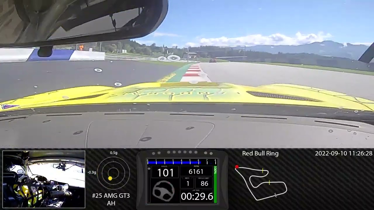 GT3 RedBullRing Fast Lap 1:29,66 Mercedes AMG GT3, GT Open, Martin Konrad