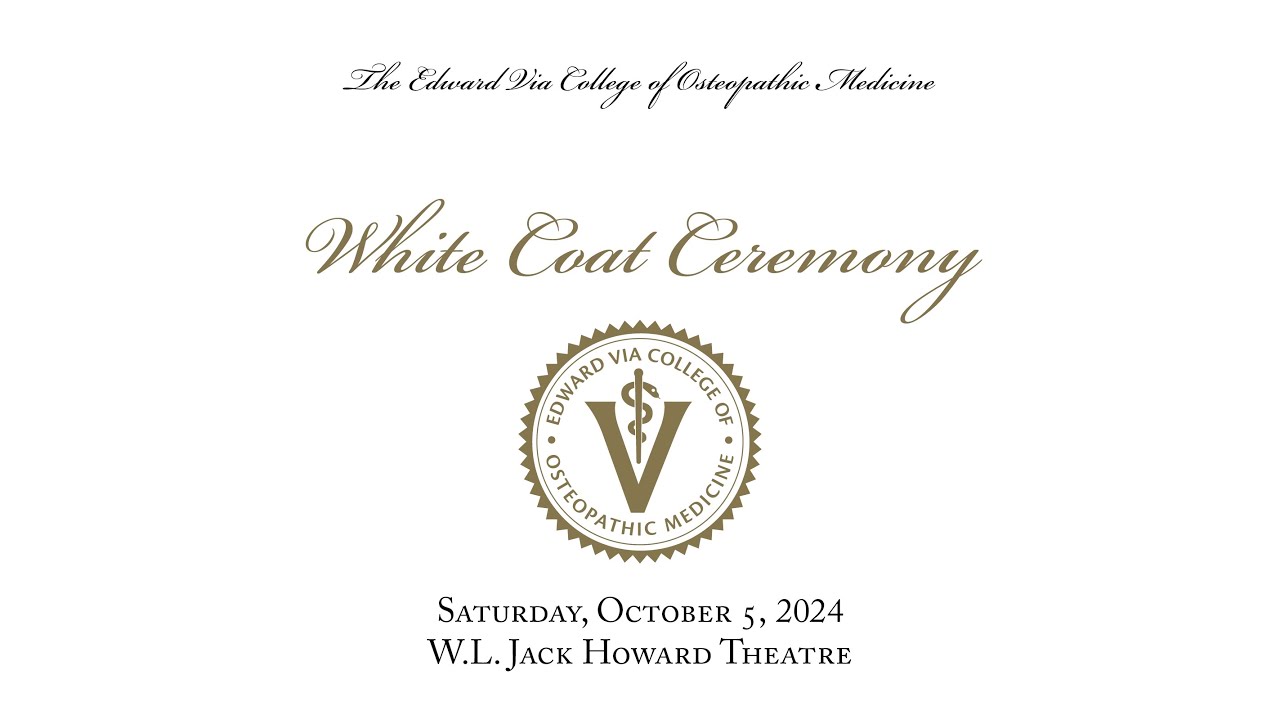 Louisiana White Coat Ceremony Class 2028 - Edward Via College of Osteopathic Medicine