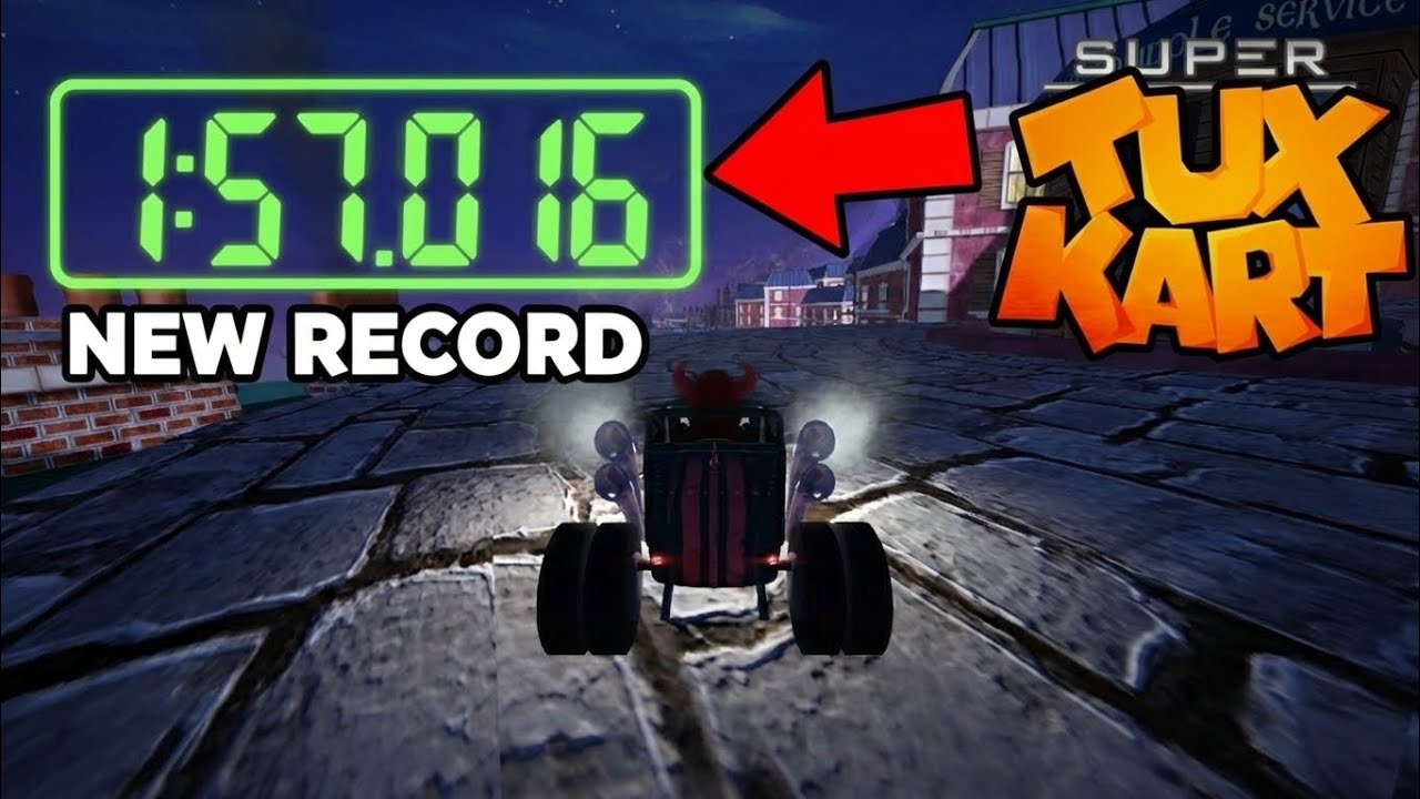 SuperTuxKart Speedrun - Hacienda 1:57.016