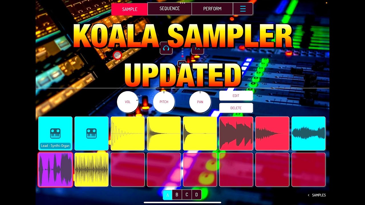 Koala Sampler — обновлено — новые пакеты сэмплов IAP с новыми синтезаторными игрушками — руководс...