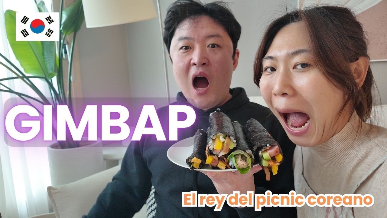 ¿Por qué los coreanos siempre comen gimbap el día de picnic?Porque es delicioso.