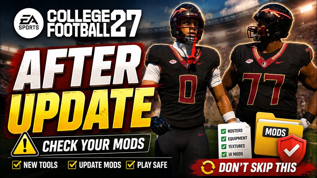 Сделайте ЭТО после обновления College Football 27