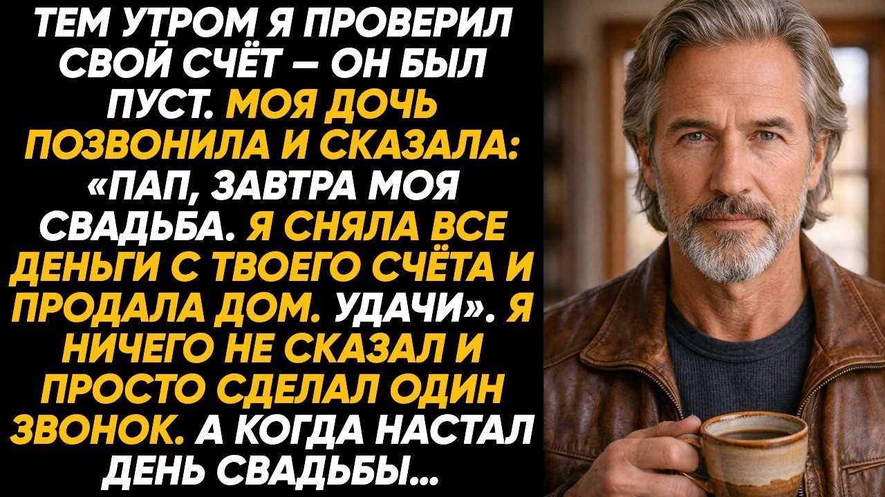 «Моя дочь обнулила мой счёт в банке и продала мой дом ради своей свадьбы — а потом узнала, что я…»