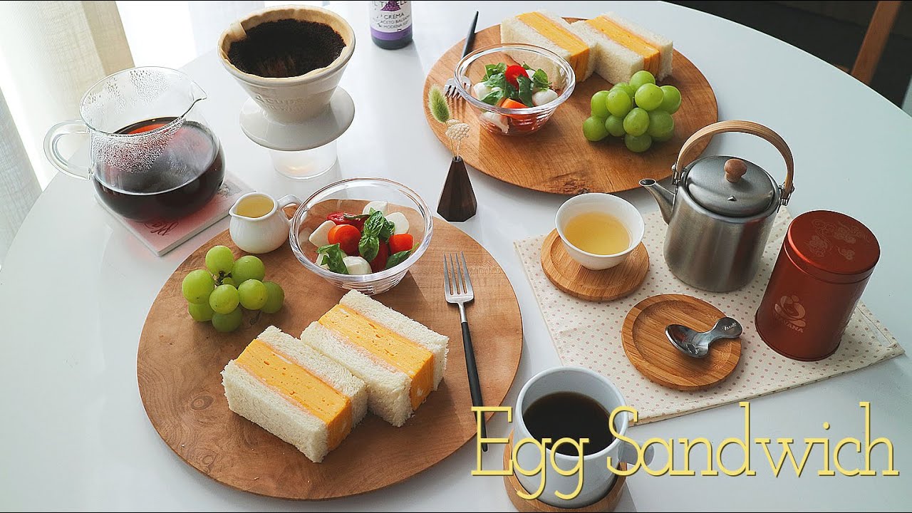 SUB)세상 맛있는 계란샌드위치 부들부들 단짠단짠 홈브런치 타마고산도 만들기/Sweet and soft egg sandwich
