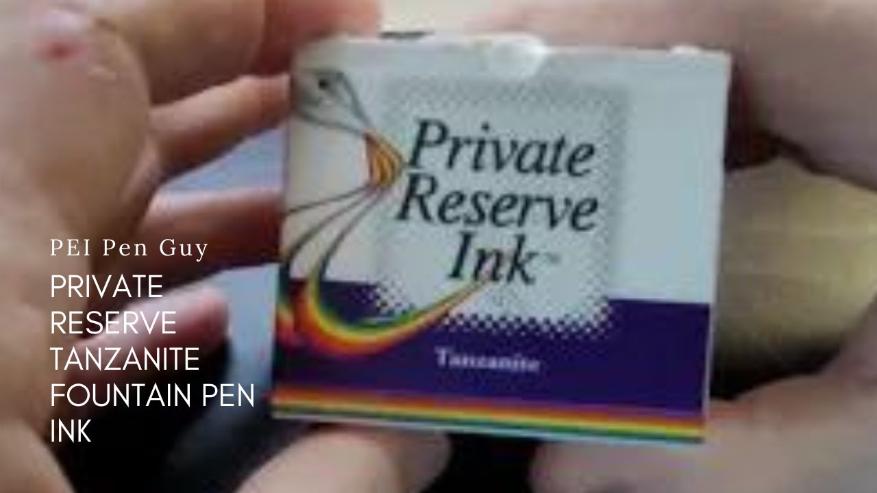 Private Reserve Tanzanite Fountain Pen Ink.