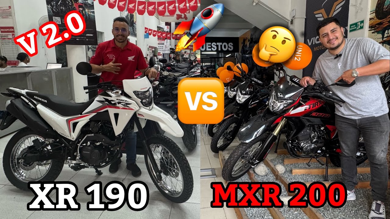 ❌XR 190 L V2.0 HONDA 🆚 MRX 200 VICTORY 🤔 COMPARATIVA 🚀