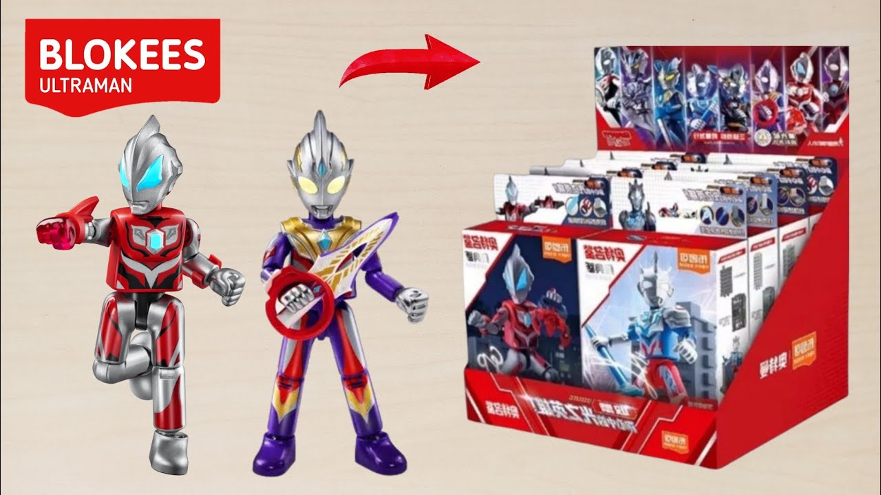 Распаковка классической версии Blokees Ultraman для тех, кто устал от Gacha! В Standbase есть здание