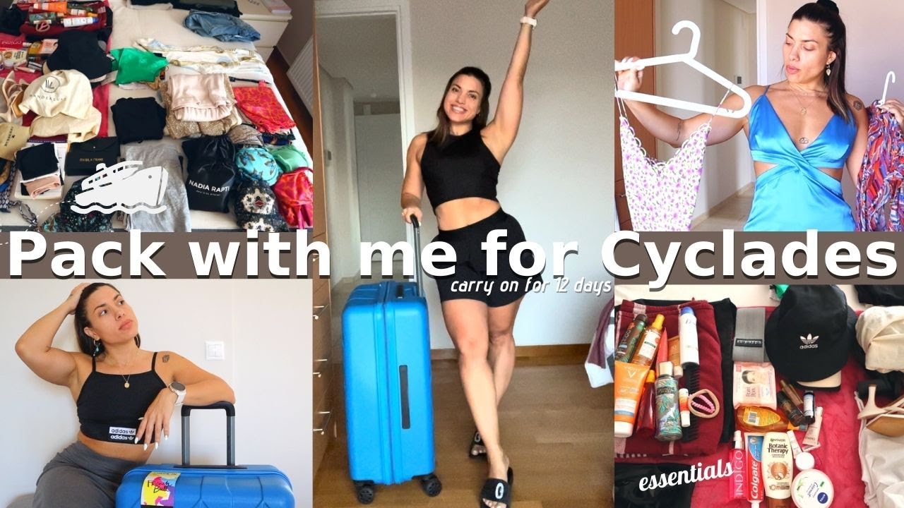 Pack with me | 12 μέρες σε 1 βαλίτσα - tips οργάνωσης, outfits & more - Travel vlog #3 | Sofia Pappa