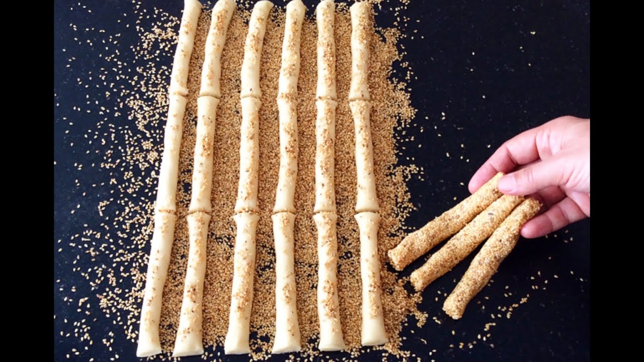 Yumurtasız Orjinal susamlı pastahane Krakeri Tarifi 👉🏻bera tatlidunyasi