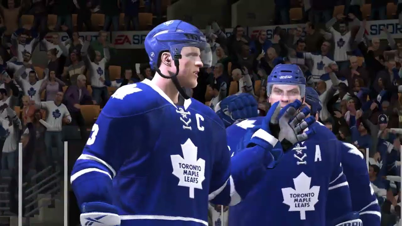 Игровой процесс NHL 11 — «Калгари Флэймз» против «Торонто Мейпл Лифс»