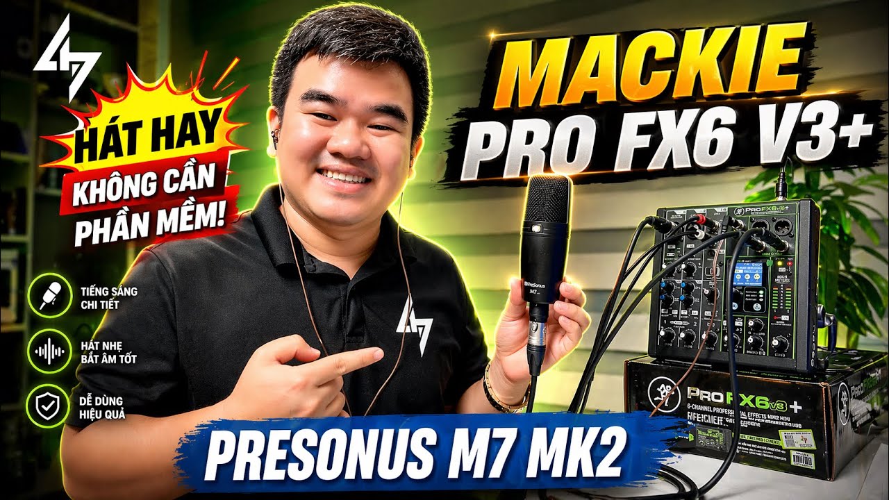 Thu Âm Hát Livestream Hay Mà Không Cần Dùng Phần Mềm Thì Đừng Bỏ Qua Combo Chất Lượng Của Mỹ Này!
