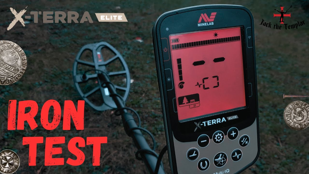 Minelab X-TERRA ELITE - IRON TEST