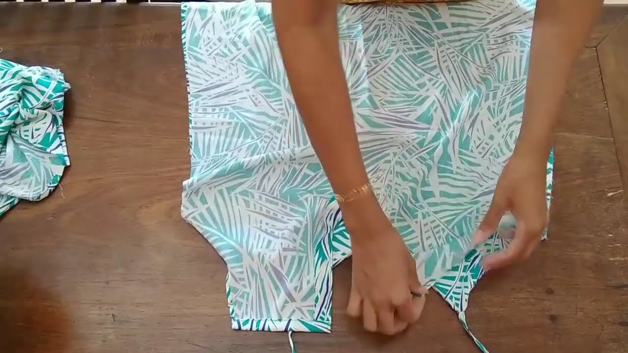 vestido cortininha com alça. Corte e costura Fácil.  DIY