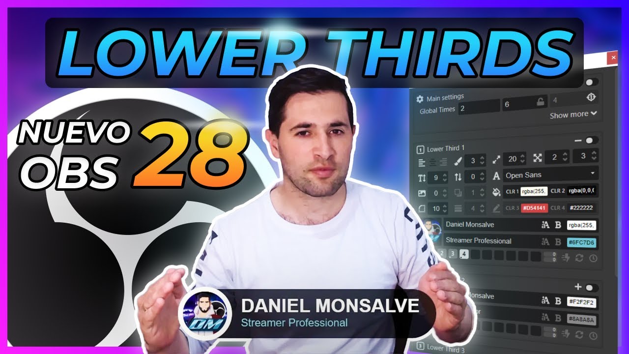 LOWER THIRD EN OBS 28 NO FUNCIONA!! | SOLUCIÓN