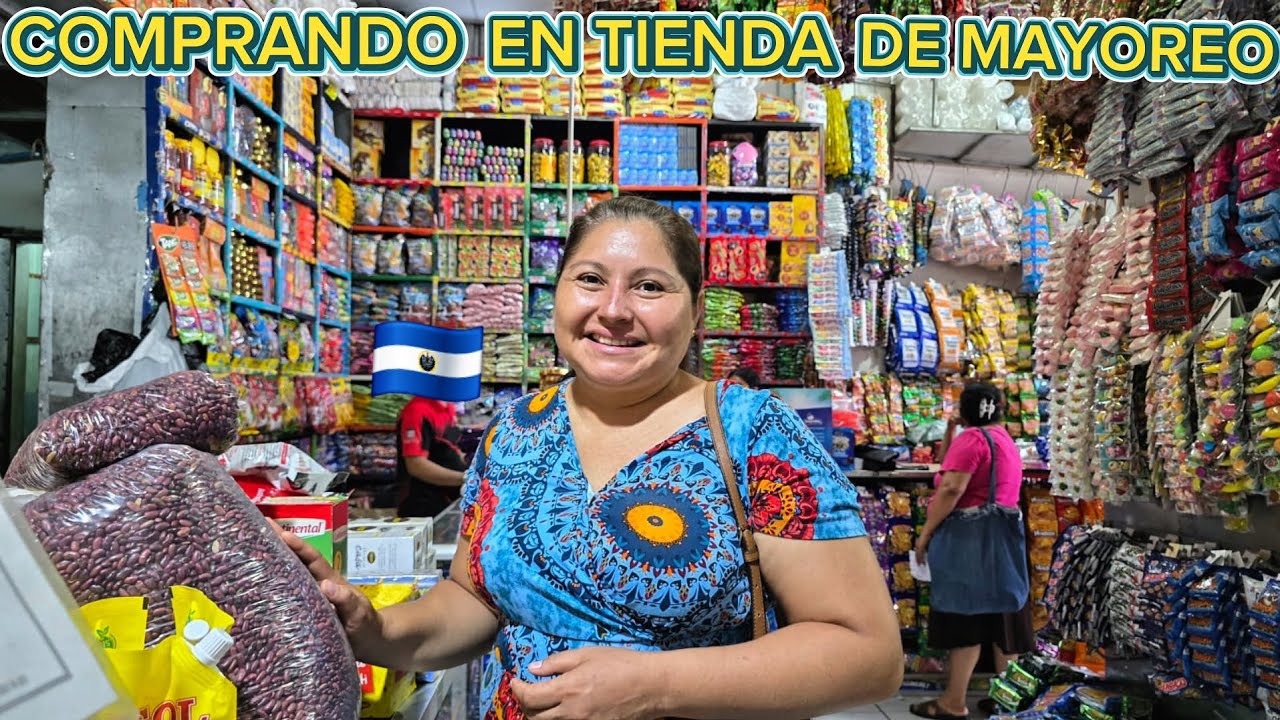 COMPRANDO EN TIENDA DE MAYOREO EN EL SALVADOR, AQUÍ VENDEN DE TODO PARA PONER UNA TIENDA O PARA LA 🏠