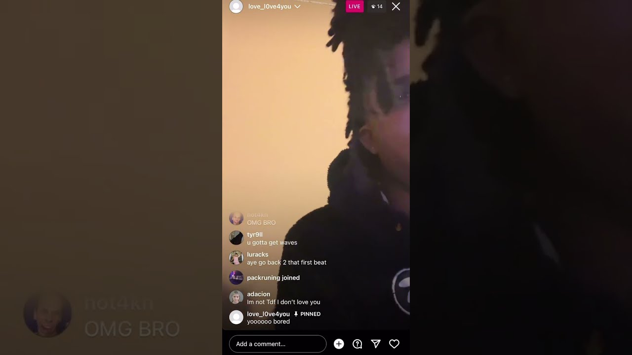 (02/10/2023) TDF shows snippets of beats and cooks up on IG live