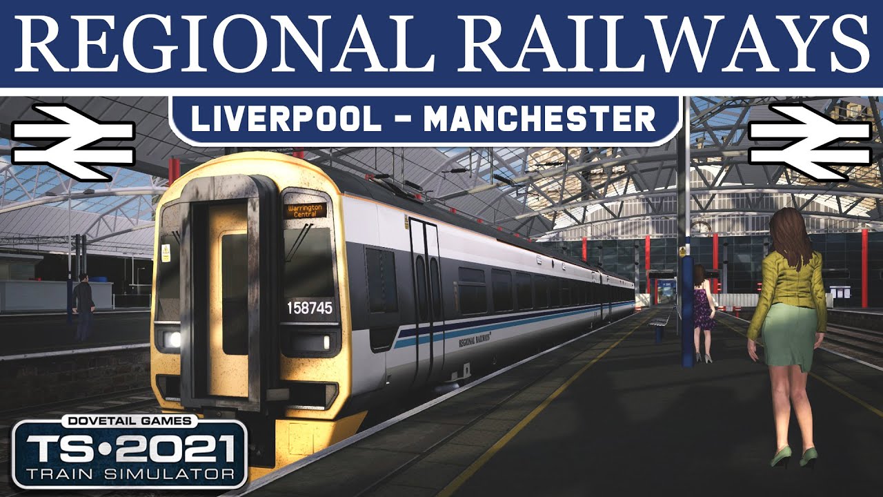 TS2021 Liverpool to Manchester Class158 Regional Railways Time-lapse