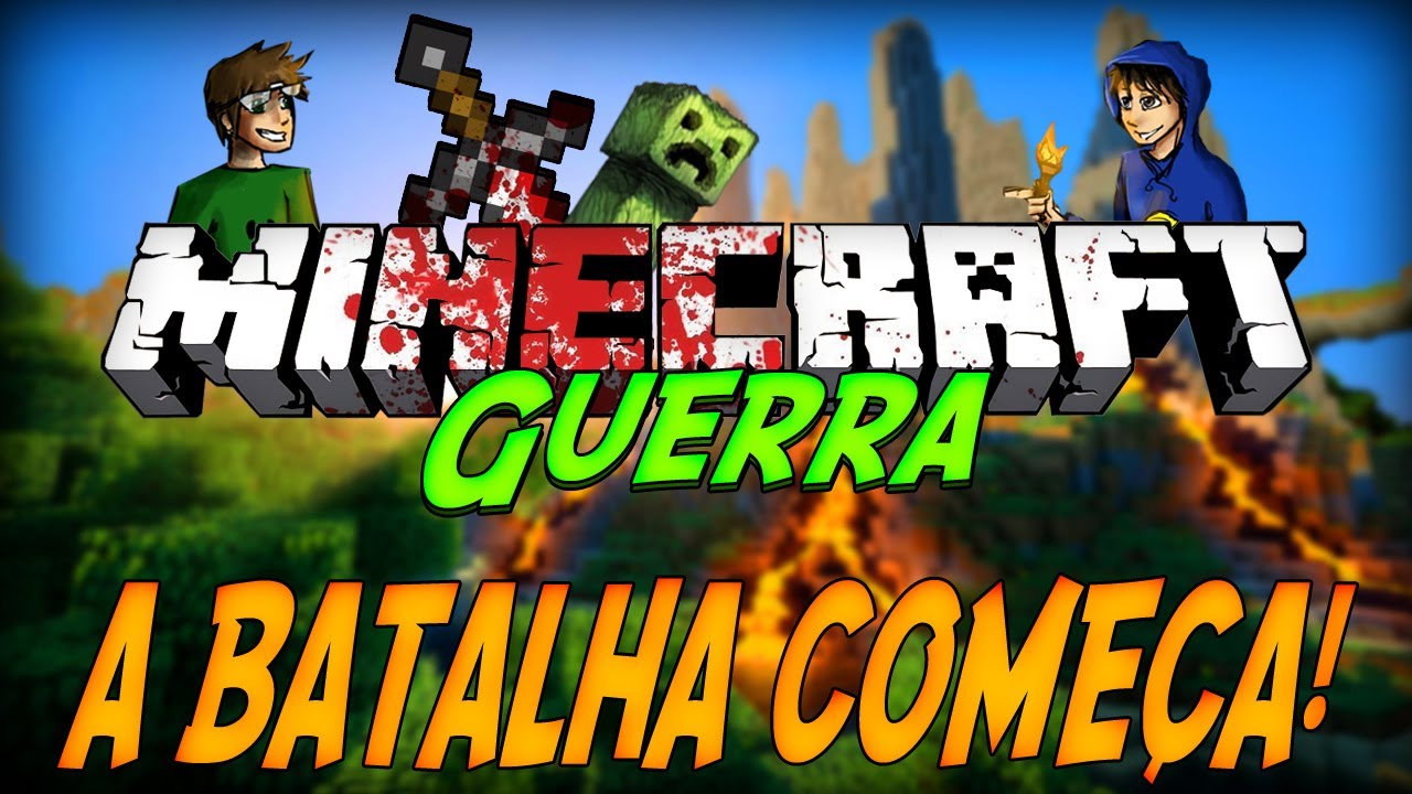 Minecraft Guerra 5: A BATALHA COMEÇA! #1