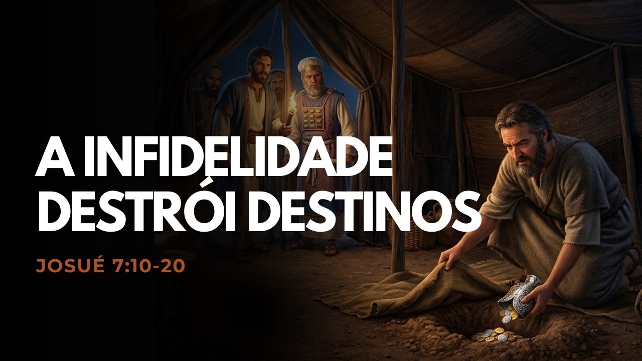 A INFIDELIDADE DESTRÓI DESTINOS I Josué 7:10-20 I Pr. Ernandes