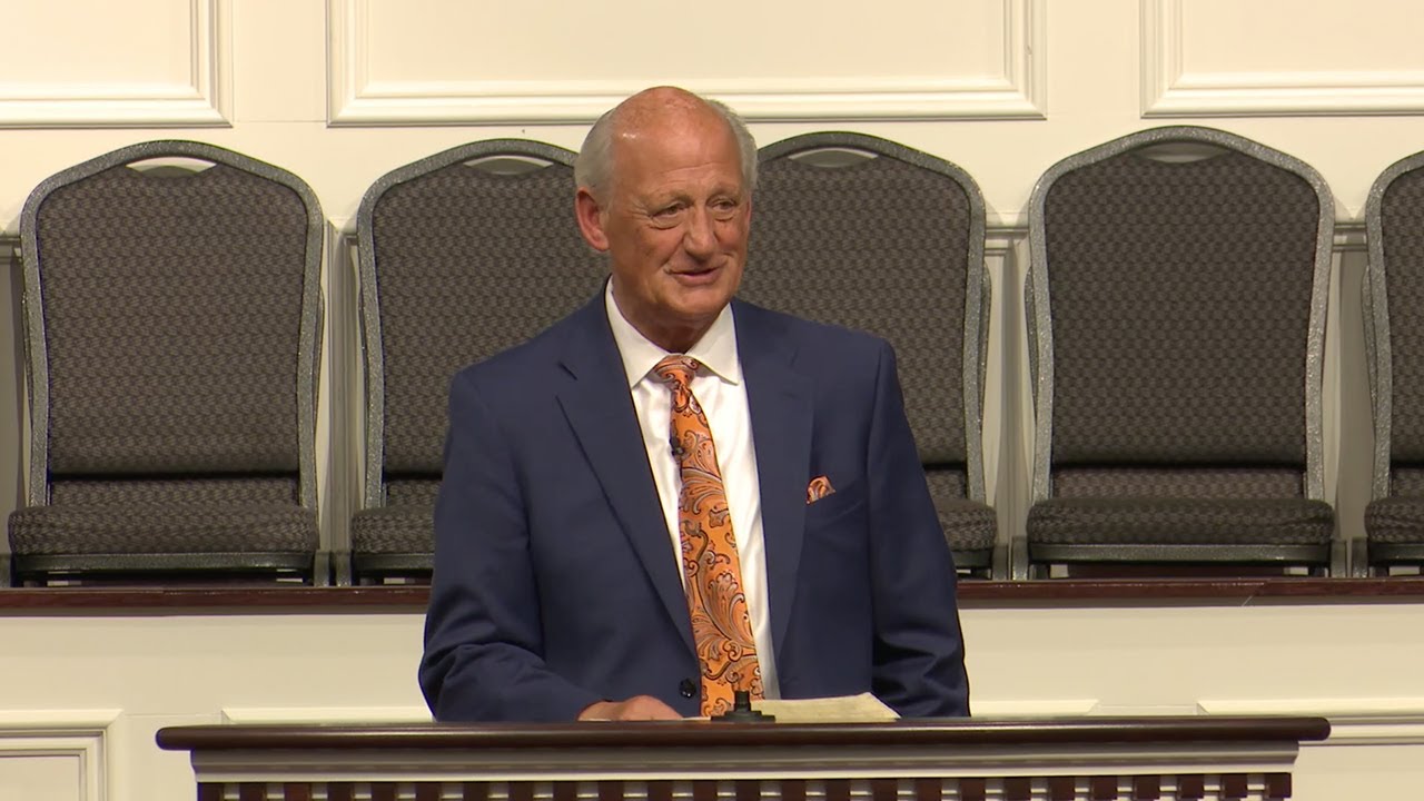 Dr. Jack Trieber preaching 