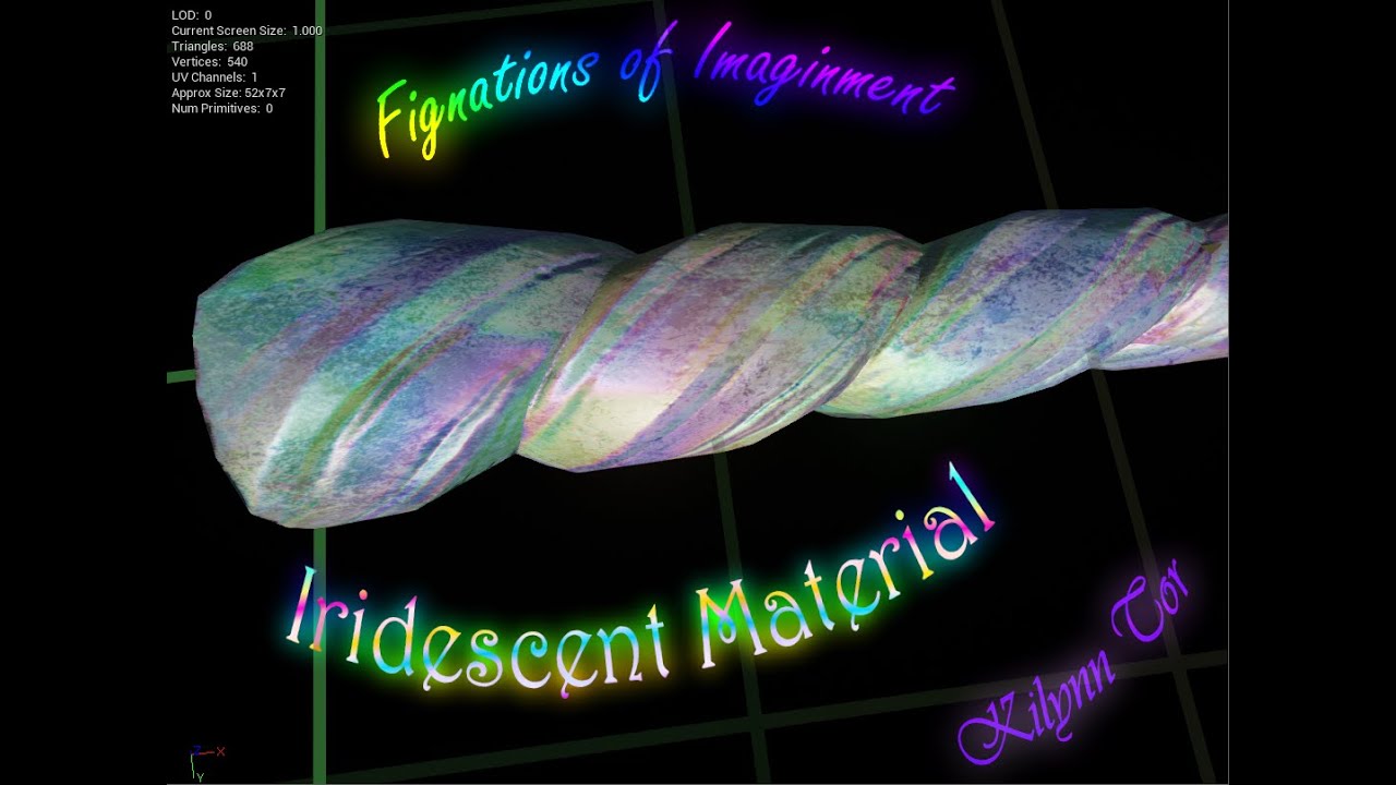 Ark Dev Kit - Made an Iridescent Material for Unicorn Horn